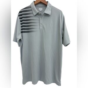 Callaway New with Tags Gray Performance GolfPolo Shirt Size XL
